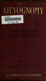 Otyognomy: or, The external ear as an index to character_cover