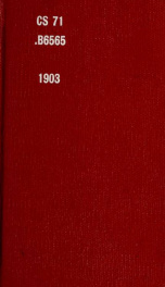 Genealogical history of the Blosser family as known in America_cover