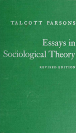 Essays in sociological theory_cover