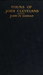The poems of John Cleveland_cover