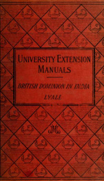 The rise of the British dominion in India_cover