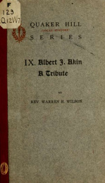 Albert J. Akin : a tribute_cover