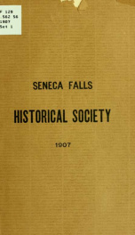 Papers read before the Seneca Falls historical society .. 2_cover