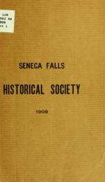 Papers read before the Seneca Falls historical society .. 1_cover