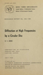 Diffraction at high frequencies by a circular disc_cover