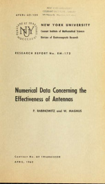 Numerical data concerning the effectiveness of antennas_cover
