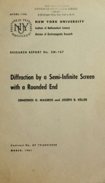 Diffraction by a semi-infinite screen with a rounded end_cover