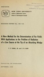 A new method for the determination of far fields with applications to the problem of radiation of a line source at the tip of an absorbing wedge_cover