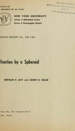Diffraction by a spheroid_cover