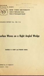 Surface waves on a right angled wedge_cover