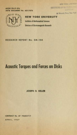 Acoustic torques and forces on disks_cover