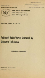 Fading of radio waves scattered by turbulence_cover
