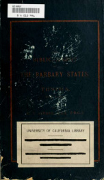 A bibliography of Tunisia from the earliest times to the end of 1888 (in two parts) including Utica and Carthage, the Punic wars, the Roman occupation, the Arab conquest, the expeditions of Louis IX. and Charles V. and the French protectorate_cover