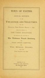 Receipts and expenditures of the Town of Exeter_cover