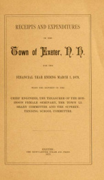 Receipts and expenditures of the Town of Exeter_cover