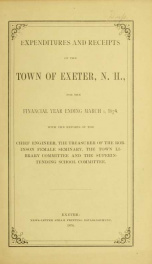 Receipts and expenditures of the Town of Exeter_cover