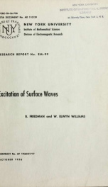 Excitation of surface waves_cover