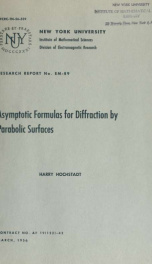 Asymptotic formulas for diffraction by parabolic surfaces_cover