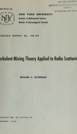 Turbulent mixing theory applied to radio scattering_cover