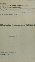 Diffraction by a circular aperture at high frequencies_cover