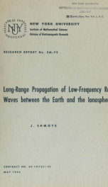 Long-range propagation of low-frequency radio waves between the earth and the ionosphere_cover