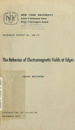 The behavior of electromagnetic fields at edges_cover