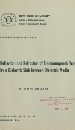 Reflection and refraction of electromagnetic waves by a dielectric slab between dielectric media_cover