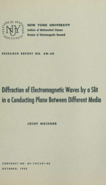 Diffraction of electromagnetic waves by a slit in a conducting plan between different media_cover