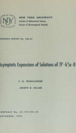 Asymptotic expansions of solutions of (delta^2 + k^2)u=o_cover