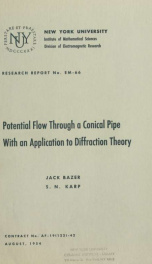 Potential flow through a conical pipe with an application to diffraction theory_cover