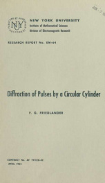 Diffraction of pulses by a circular cylinder_cover