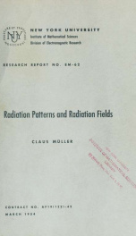 Radiation patterns and radiation fields_cover