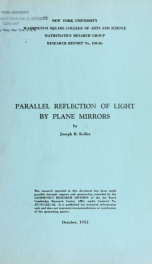 Parallel reflection of light by plane mirrors_cover