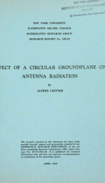 Effect of a circular groundplane on antenna radiation_cover