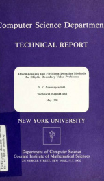 Decomposition and fictitious domains methods for elliptic boundary value problems_cover