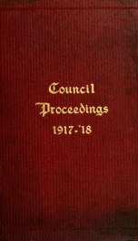 Council proceedings yr.1917-1918_cover