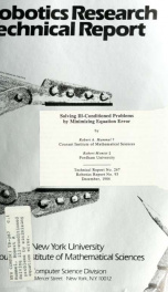 Solving ill-conditioned problems by minimizing equation error_cover
