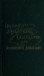 Orton's lightning calculator : and accountant's assistant_cover
