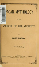 Pagan mythology, or, the wisdom of the ancients_cover