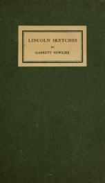 Lincoln life sketches in verse and prose_cover