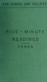 Five-minute readings;_cover