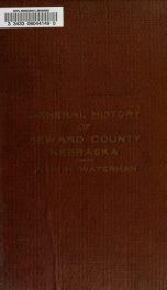 General history of Seward county, Nebraska_cover