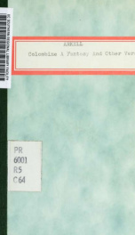 Colombine, a fantasy: and other verses_cover