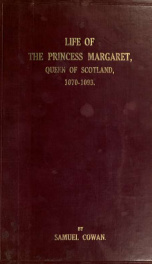 Life of the Princess Margaret, Queen of Scotland, 1070-1093_cover