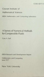 A survey of numerical methods for compressible fluids_cover