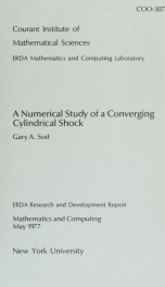 A numerical study of a converging cylindrical shock_cover