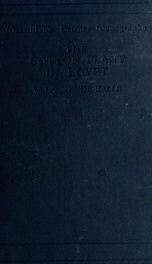 The cotton plant in Egypt, studies in physiology and genetics_cover