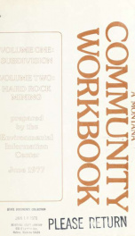 A Montana community workbook 1977_cover