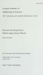 Discrete traveling waves which approximate shocks_cover