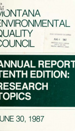 Annual report 1987_cover